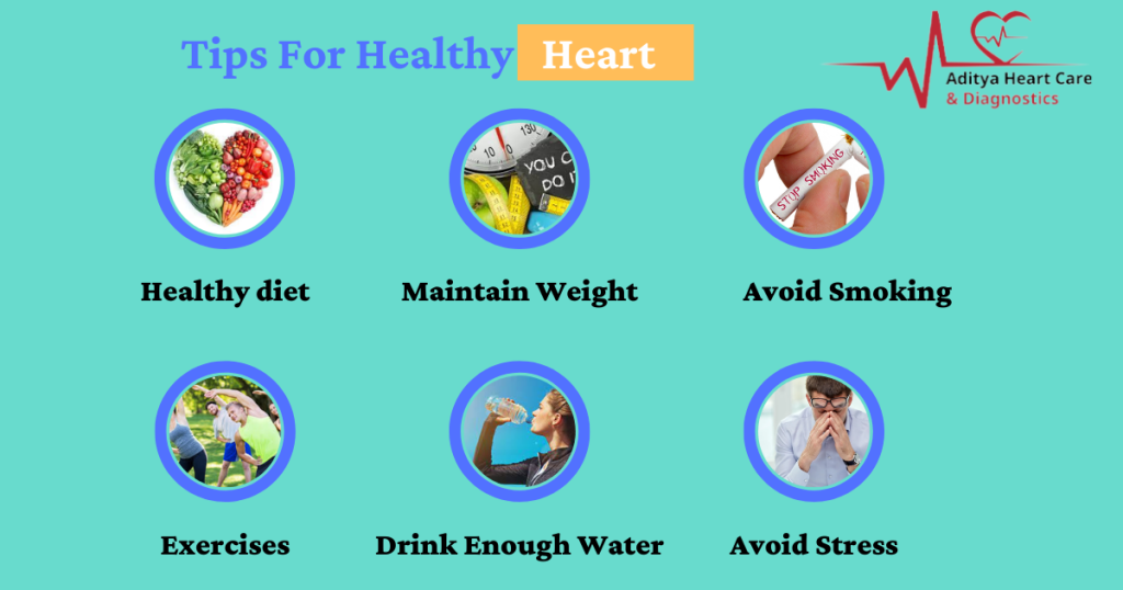 Tips for healthy heart by best cardiologist in Indore